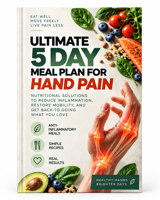 LUNOS™ EBOOK ULTIMATE 5 DAY MEAL PLAN FOR HAND PAIN (Instant Download)